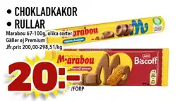 Rinkeby Matcenter Marabou chokladkakor rullar erbjuda
