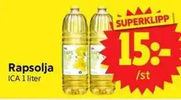 Nya Pulsen Ica rapsolja erbjuda
