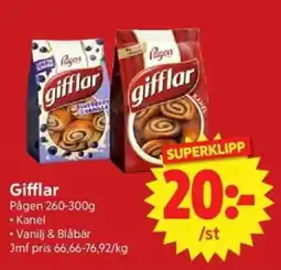 Nya Pulsen Gifflar erbjuda