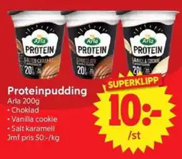 Nya Pulsen Arla proteinpuding erbjuda