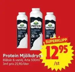 Nya Pulsen Arla Protein Mjölkdryck erbjuda