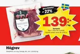 Pekås Högrev, Medlemspris erbjuda