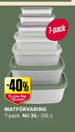 ÖoB MATFÖRVARING erbjuda