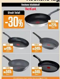 ÖoB Veckans klubbdeal! Utvalt Tefal!, Medlemspris erbjuda
