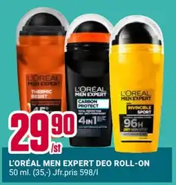 ÖoB L’ORÉAL MEN EXPERT DEO ROLL-ON erbjuda