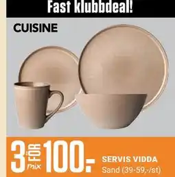 ÖoB SERVIS VIDDA, Medlemspris erbjuda