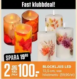 ÖoB BLOCKLJUS LED, Medlemspris erbjuda