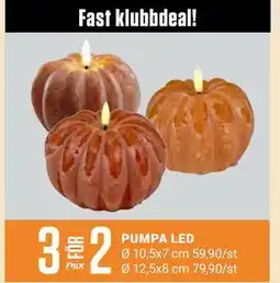 ÖoB PUMPA LED erbjuda