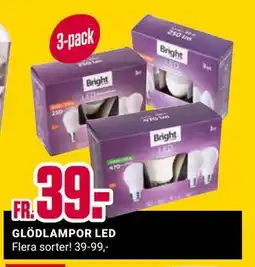 ÖoB GLÖDLAMPOR LED erbjuda