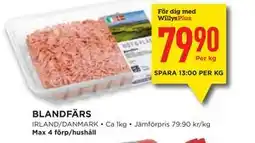 Willys BLANDFÄRS, Medlemspris erbjuda