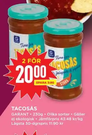 Willys TACOSÅS erbjuda