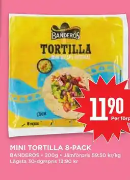 Willys MINI TORTILLA 8-PACK erbjuda