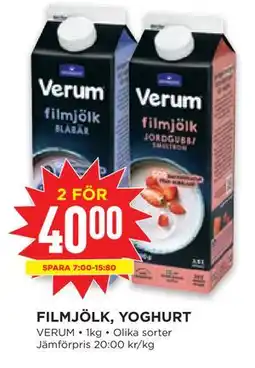 Willys FILMJÖLK, YOGHURT erbjuda