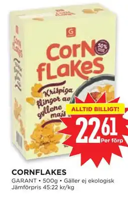 Willys CORNFLAKES erbjuda