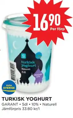 Willys TURKISK YOGHURT erbjuda
