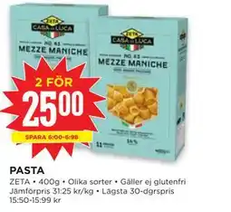 Willys PASTA erbjuda