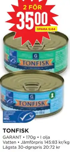 Willys Hemma TONFISK erbjuda