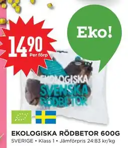 Willys Hemma EKOLOGISKA RÖDBETOR 600G erbjuda