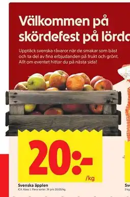 ICA Kvantum Svenska äpplen erbjuda