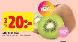 ICA Kvantum Stor grön kiwi erbjuda