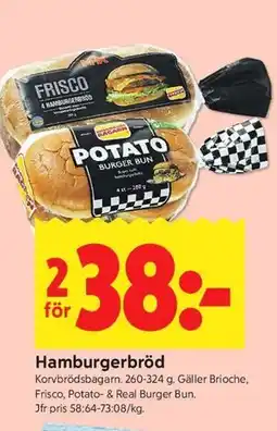 ICA Kvantum Hamburgerbröd erbjuda