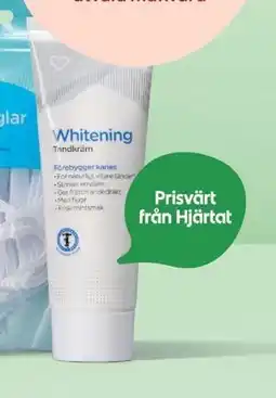 ICA Kvantum Hjärtats Tandkräm Whitening erbjuda