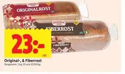 ICA Kvantum Original-, & Fiberrost erbjuda