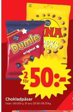 ICA Nära Chokladpåsar erbjuda
