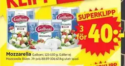 ICA Supermarket Mozzarella erbjuda