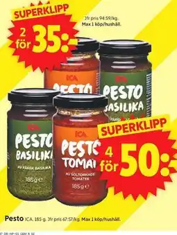 ICA Supermarket Pesto erbjuda