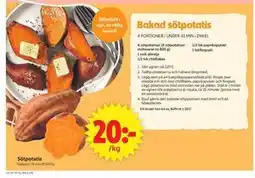 ICA Supermarket Sötpotatis erbjuda
