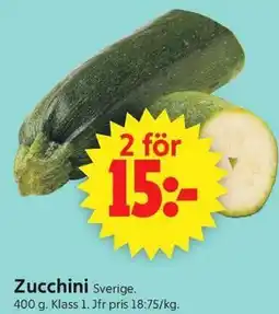 ICA Supermarket Zucchini erbjuda