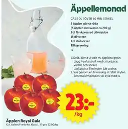 ICA Supermarket Äpplen Royal Gala erbjuda