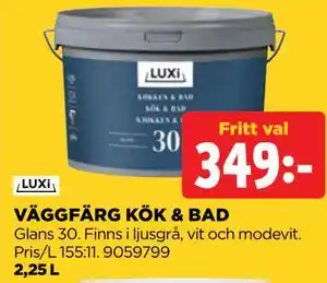 LUXI VÄGGFÄRG KÖK & BAD