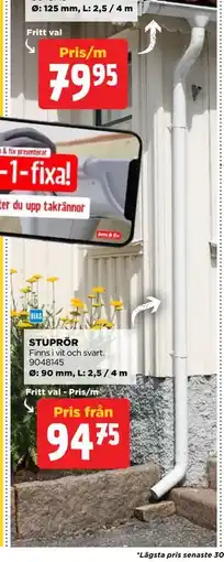 Jem&Fix STUPRÖR erbjuda