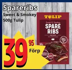 Supergrossen Spareribs erbjuda