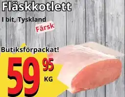 Supergrossen Fläskkotlett erbjuda