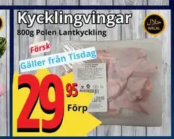 Supergrossen Kycklingvingar erbjuda