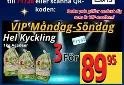 Supergrossen Hel Kyckling, Medlemspris erbjuda