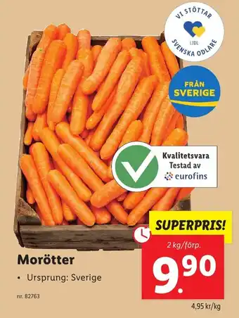 Lidl Morötter 2 kg erbjuda