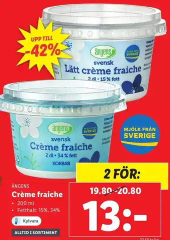 Ängens Crème fraiche 200ml