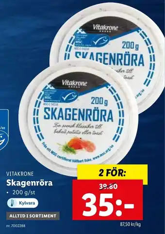 Vitakrone Skagenröra 200g/st