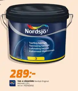Järnia Nordsjö Tak- & Väggfärg Original erbjuda