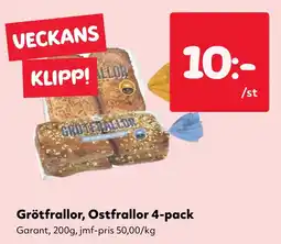 MatArket Grötfrallor, Ostfrallor erbjuda