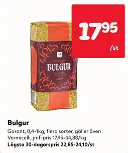 MatArket Garant bulgur erbjuda
