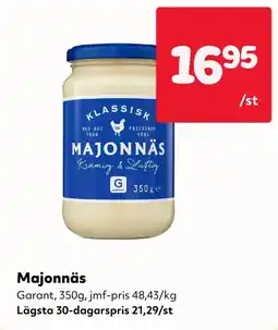MatArket Garant majonnäs erbjuda