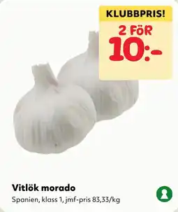 MatArket Vitlök morado erbjuda