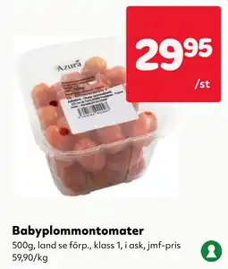 MatArket Azura babyplommontomater erbjuda