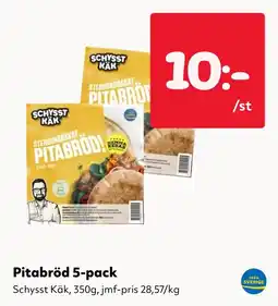 MatArket Schysst Käk Pitabröd erbjuda