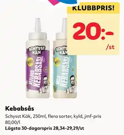 MatArket Schysst Käk Kebabsås erbjuda